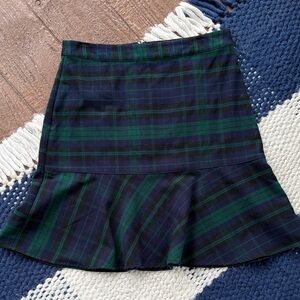 GAP Plaid Green and Blue Women's Skirt